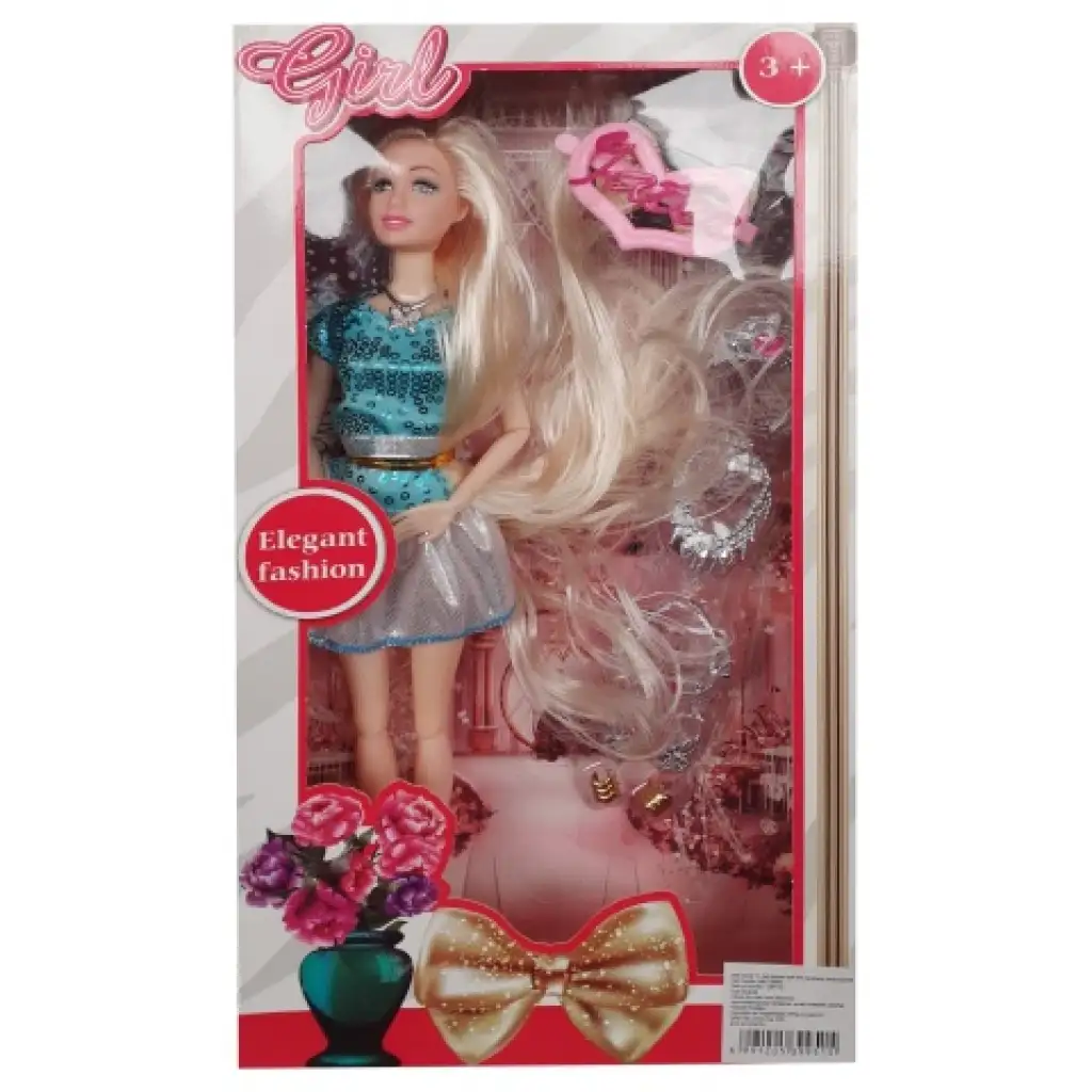 imagen de Nicky elegante muñeca de moda de 28 cm con cabello rubio largo y accesorios en varias versiones 3
