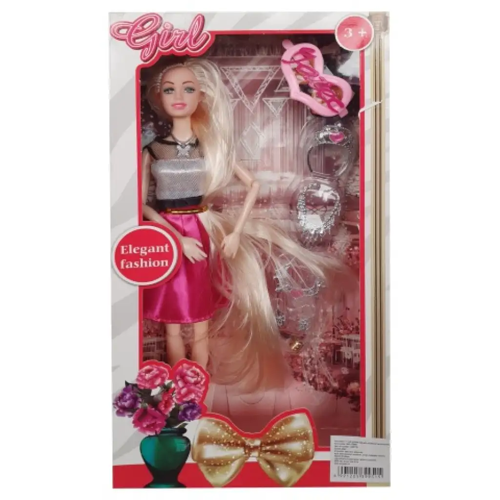 imagen de Nicky elegante muñeca de moda de 28 cm con cabello rubio largo y accesorios en varias versiones 4