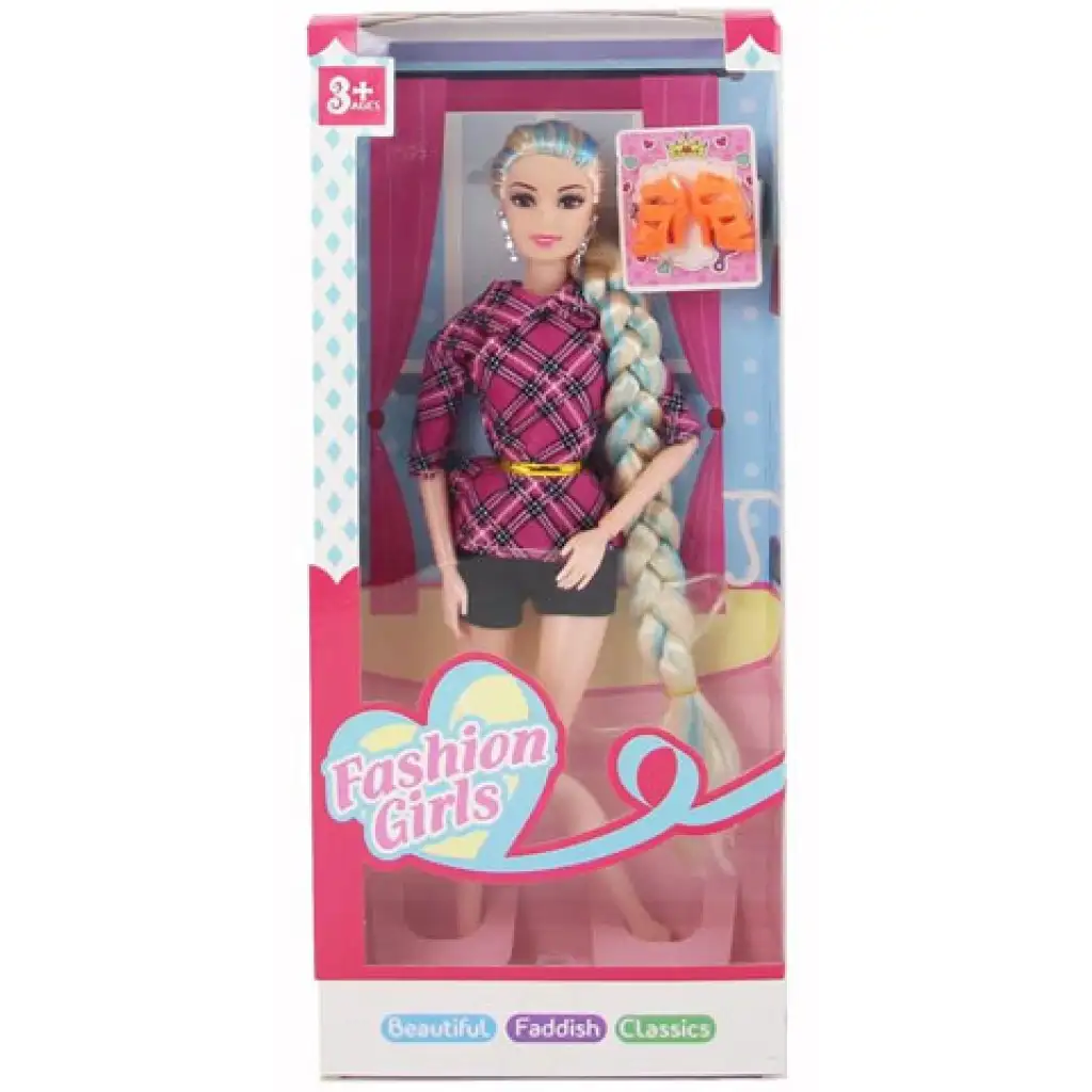 imagen de Nicky muñeca de moda con cabello pintado 1