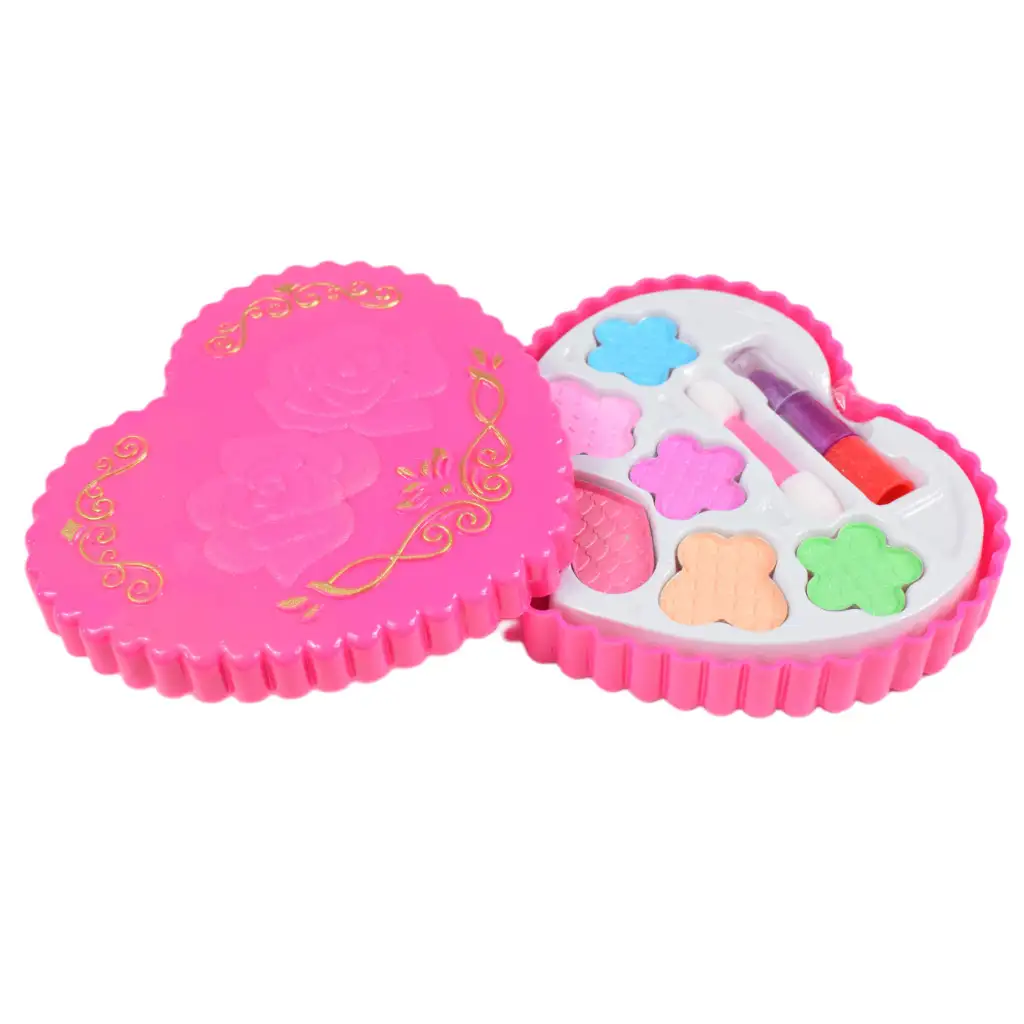 imagen de Niña Linda: Set de maquillaje con paleta de maquillaje, esmaltes de uñas y brillos labiales 2