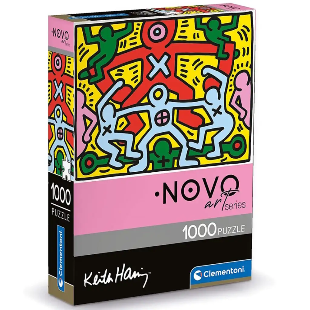 imagen de Novo Art: Keith Haring - Pintura sin título puzzle de 1000 piezas - Clementoni 1