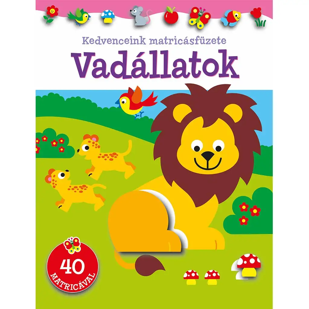 imagen de Nuestro cuaderno de pegatinas - Animales salvajes 1