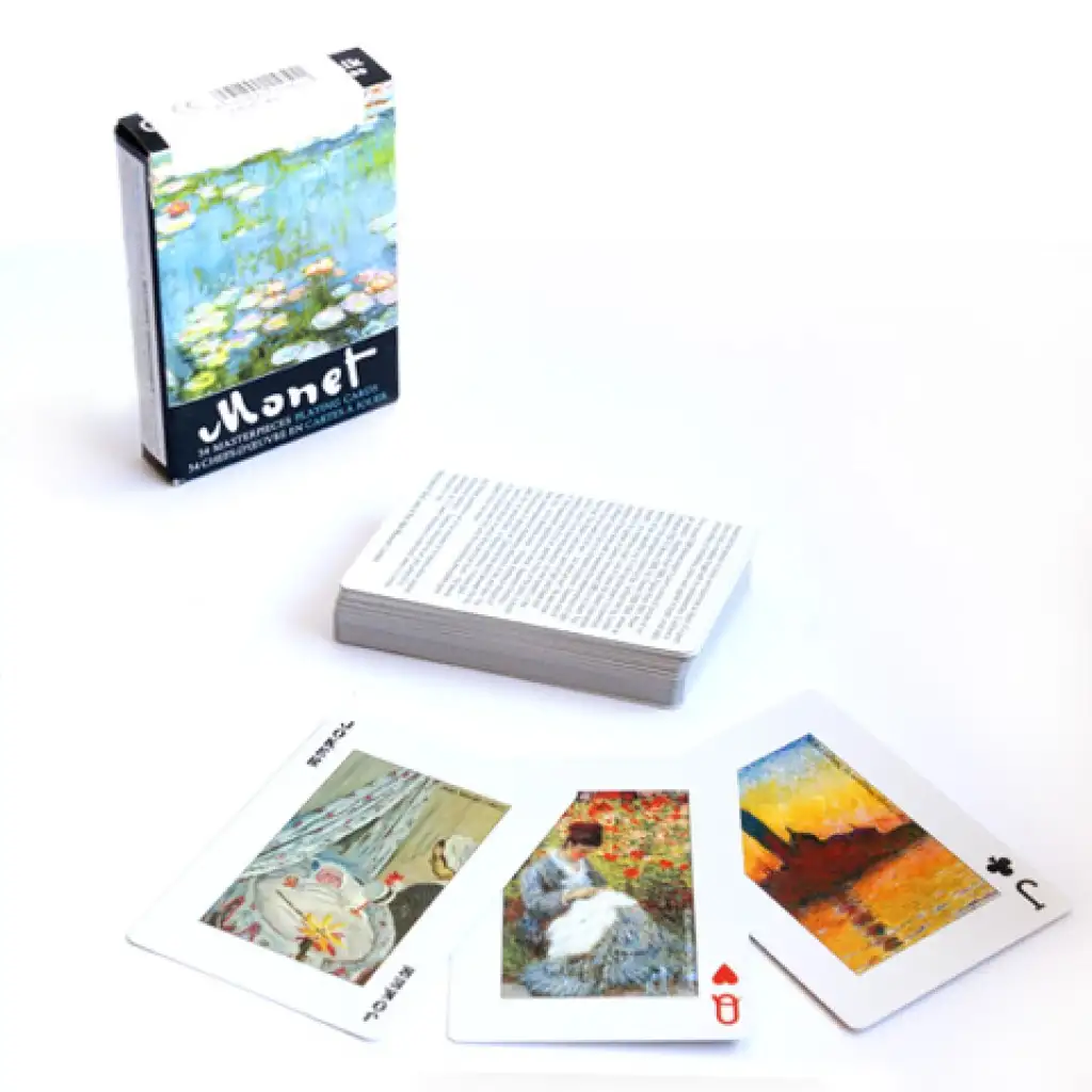imagen de Obras de Claude Monet 1x55 cartas de rummy exclusivas 1