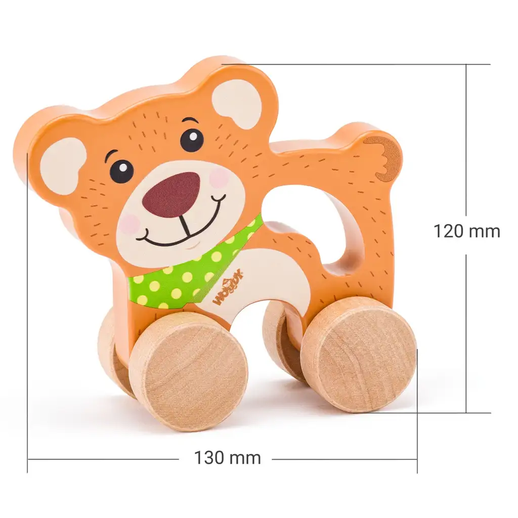 imagen de Osito de madera con asa - Woodyland 2