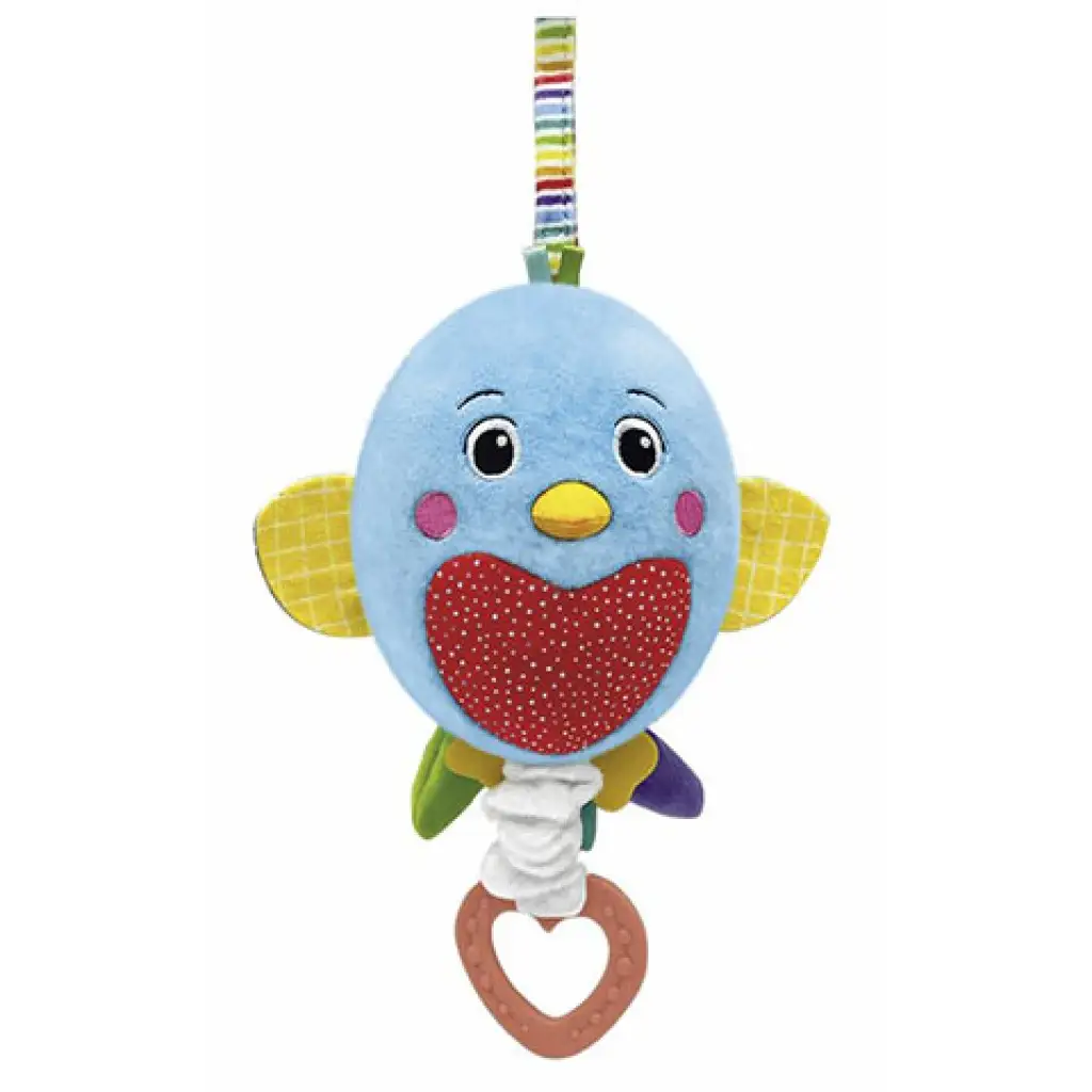 imagen de Pájaro de peluche suave y musical de cuerda - Clementoni baby 2