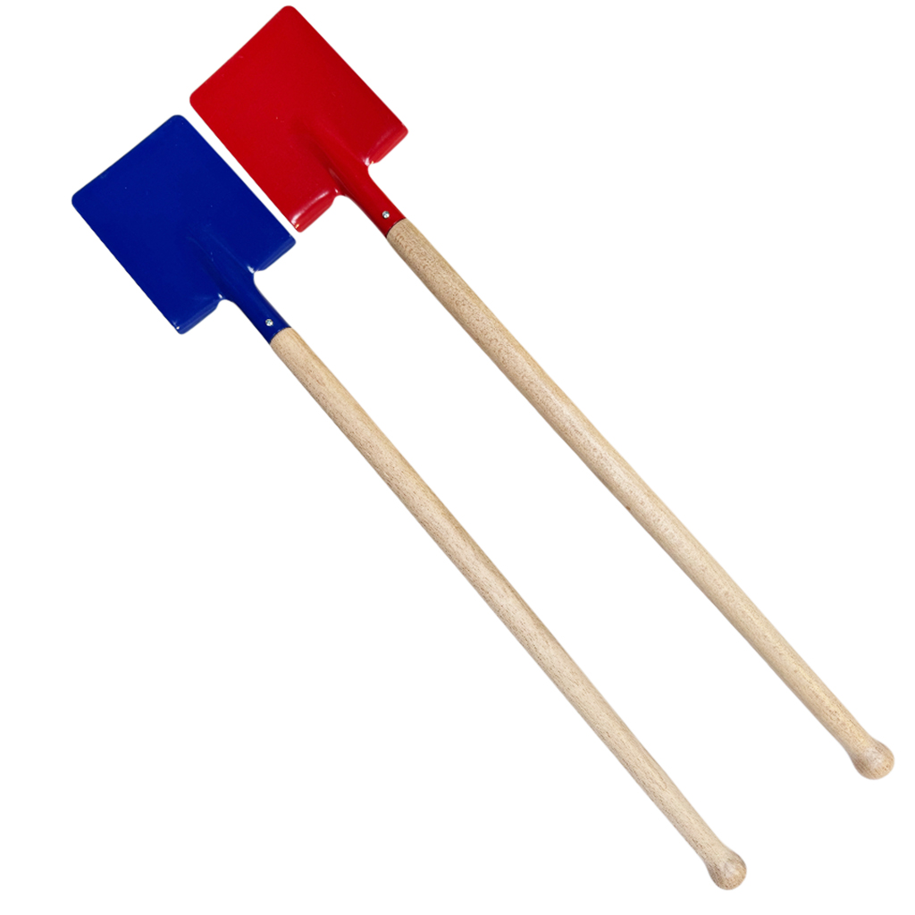 imagen de Pala de metal con mango de madera de 60 cm en varias versiones 1