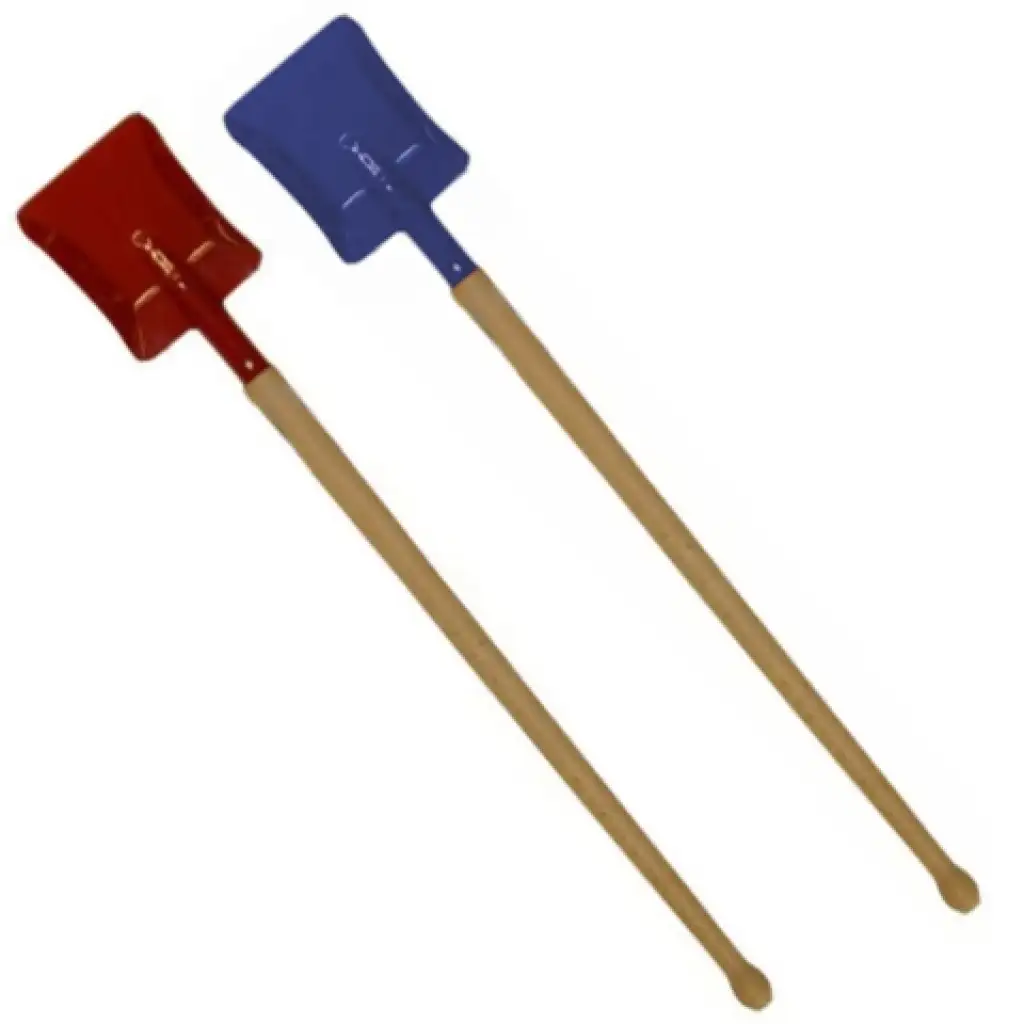 imagen de Pala de metal con mango de madera de 60 cm en varias versiones 1