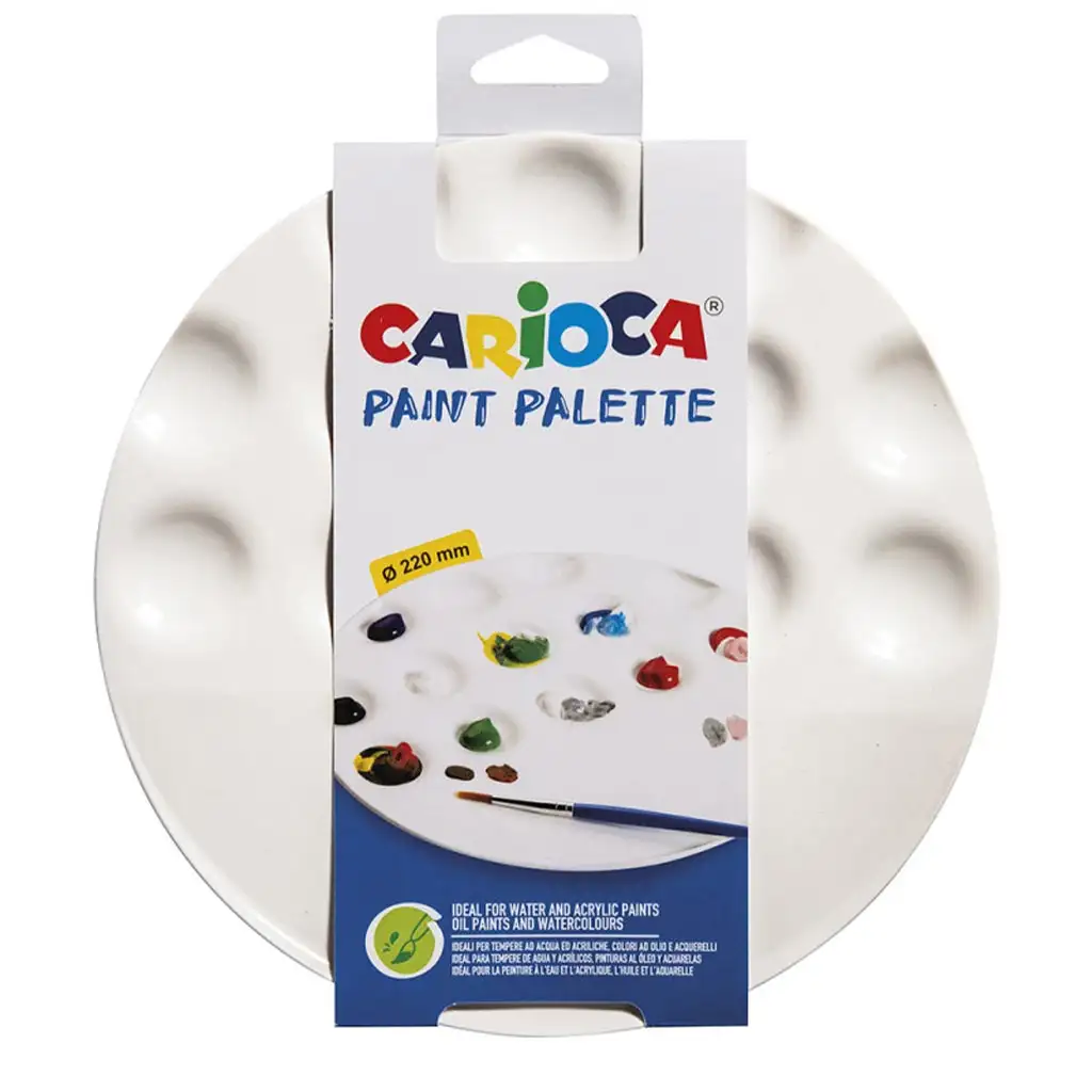 imagen de Paleta de pintor de plástico de 220 mm - Carioca 1