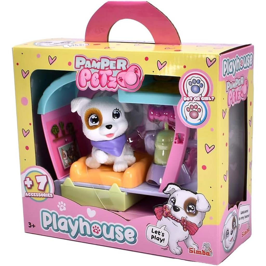 imagen de Pamper Petz: Mini casa de juegos con perrito - Simba Toys 1