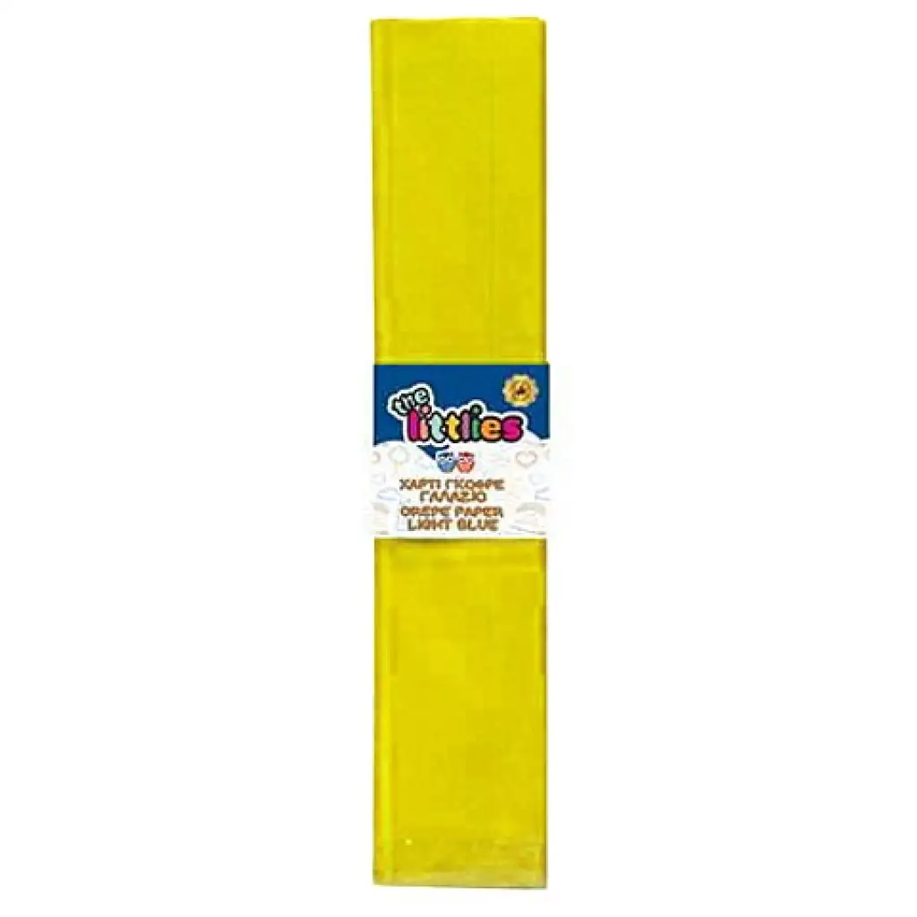 imagen de Papel crepé de color amarillo 50x200cm 1