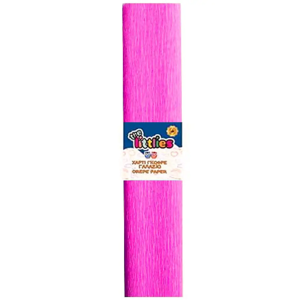 imagen de Papel crepé de color rosa 50x200cm 1