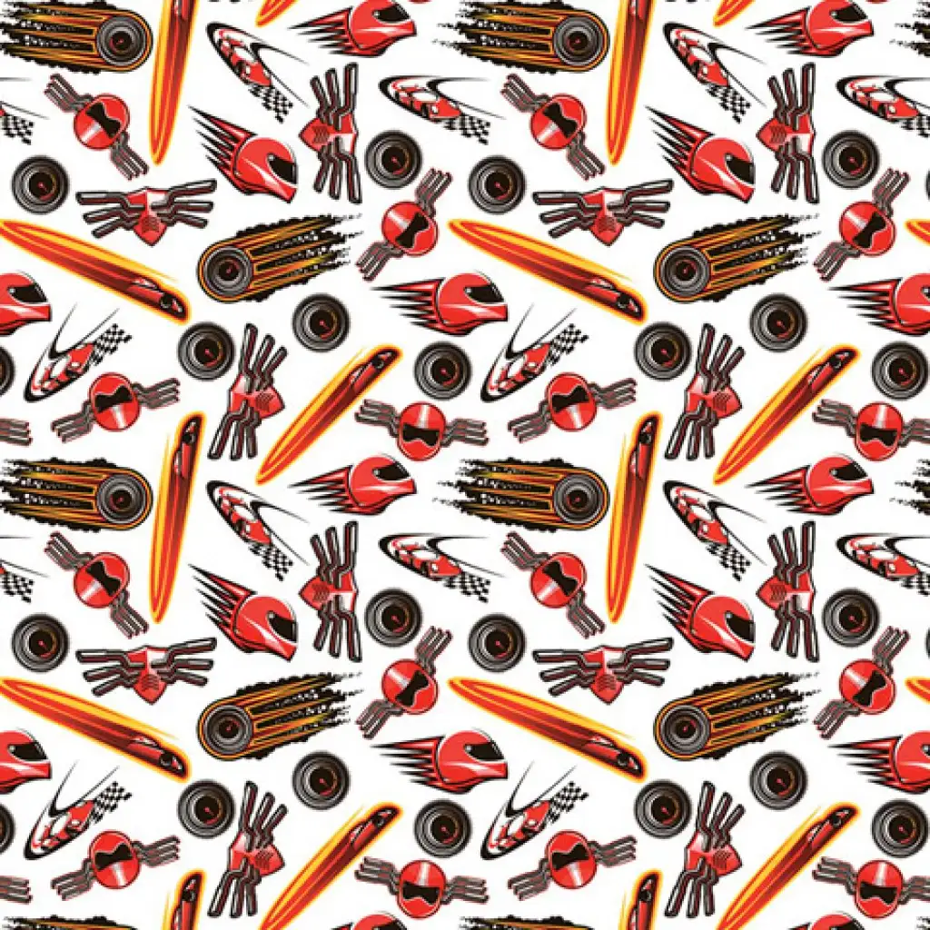 imagen de Papel de regalo de carrera ardiente 100x70cm 1