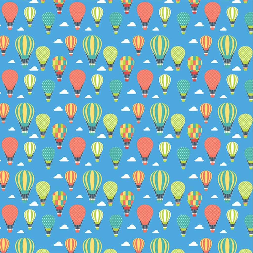 imagen de Papel de regalo de globos aerostáticos 100x70cm 1