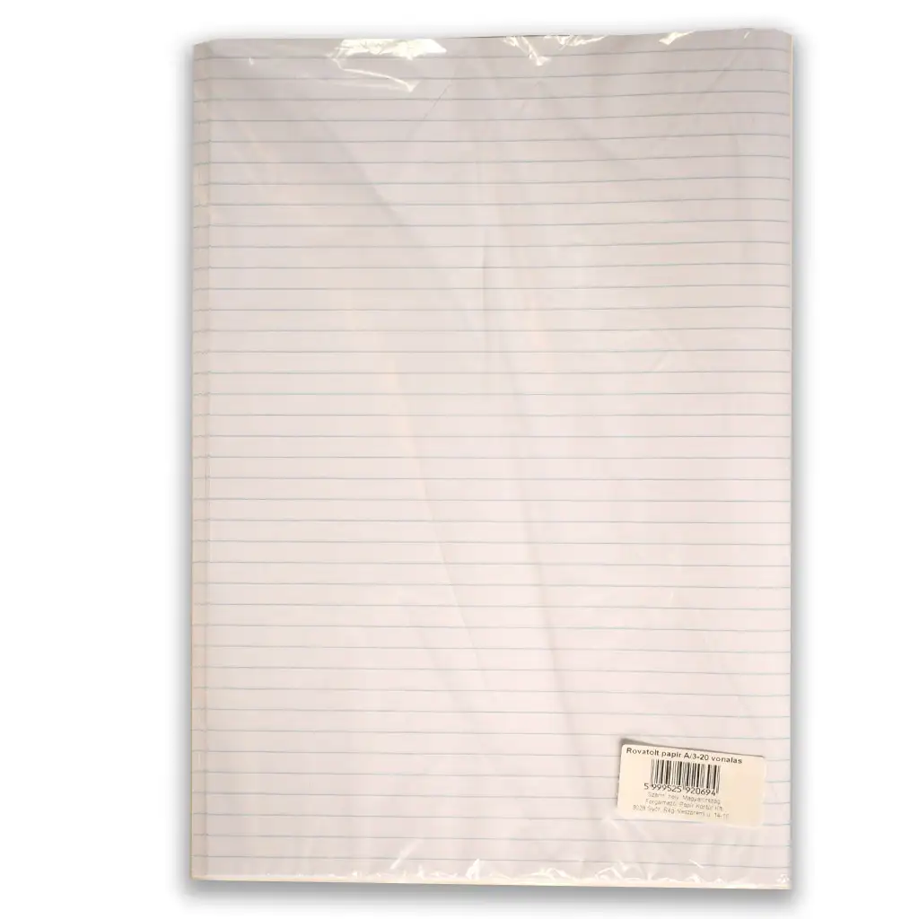 imagen de Papel rayado A/3 tamaño 20 hojas 1