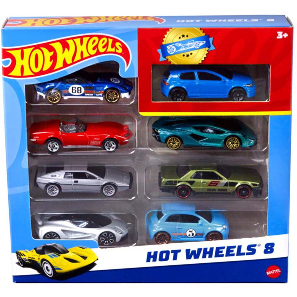 imagen de Paquete de 8 coches pequeños Hot Wheels - Mattel 2