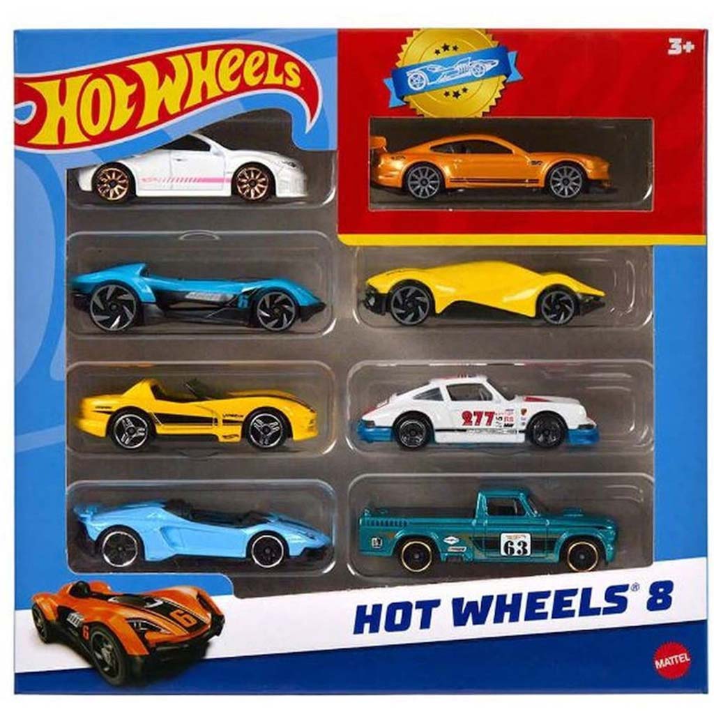imagen de Paquete de 8 coches pequeños Hot Wheels - Mattel 1