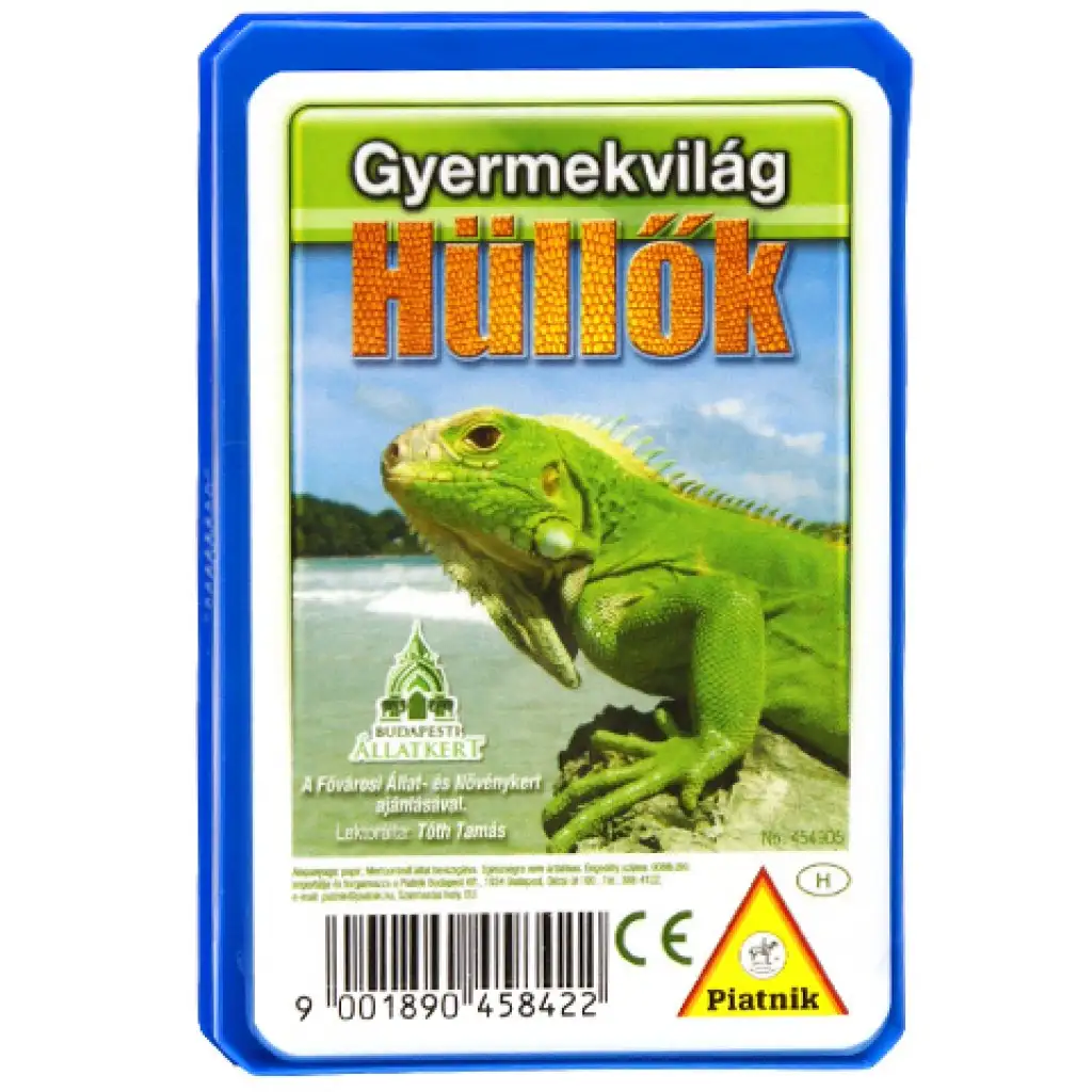 imagen de Paquete de cartas de reptiles (Zoológico de Budapest) - Piatnik 1