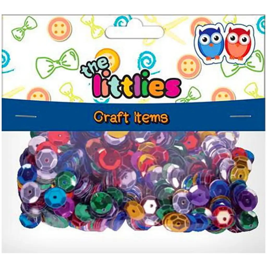 imagen de Paquete de lentejuelas de colores 10mm 13gr 1