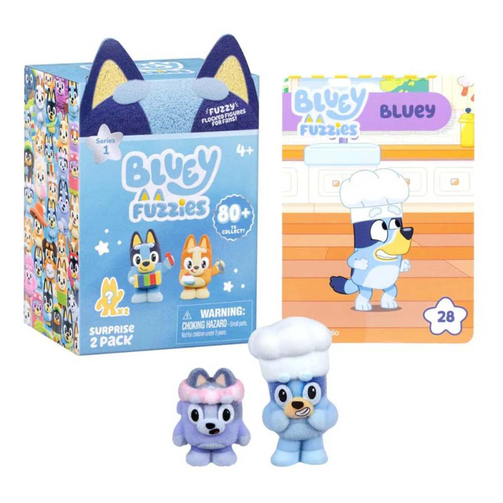 imagen de Paquete sorpresa Bluey Fuzzies con 2 figuras 2