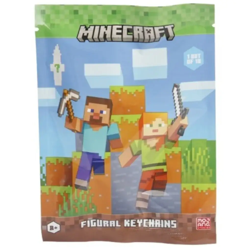 imagen de Paquete sorpresa de llavero de Minecraft 1ud 1