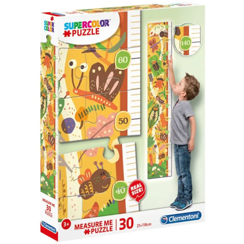 imagen de Pared de medida de insectos 30 piezas puzzle - Clementoni 1