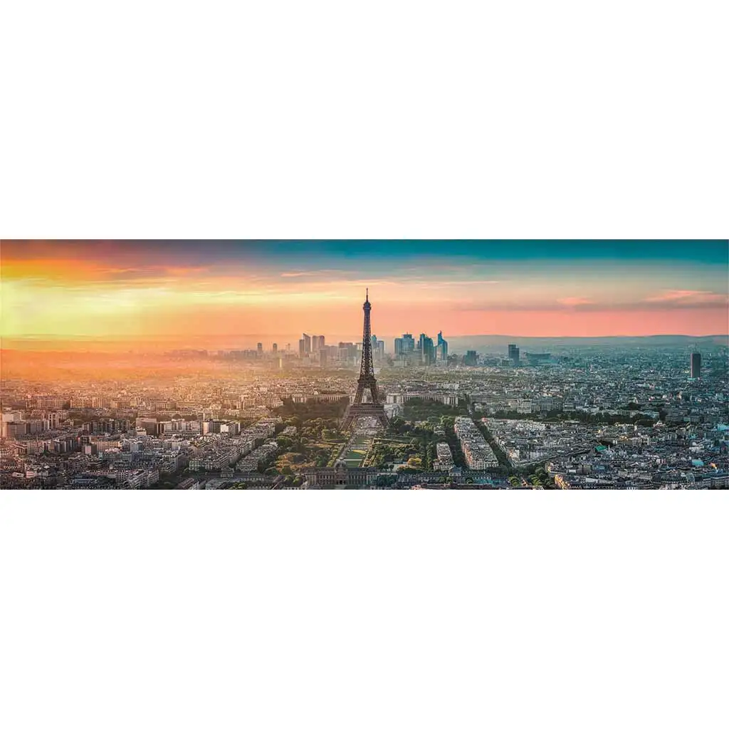 imagen de París, Francia 1000 piezas panorama puzzle 98x33cm - Clementoni 2