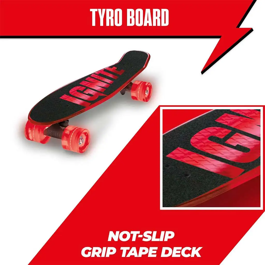 imagen de Patineta roja-negra Ignite - Mondo Toys 4