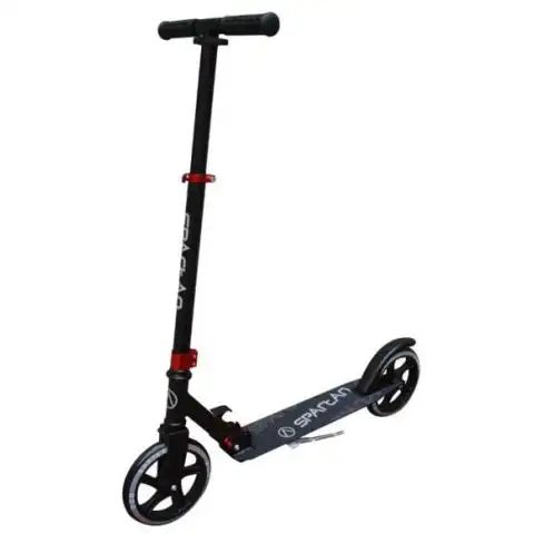 imagen de Patinete de aluminio negro Jumbo - Spartan 1