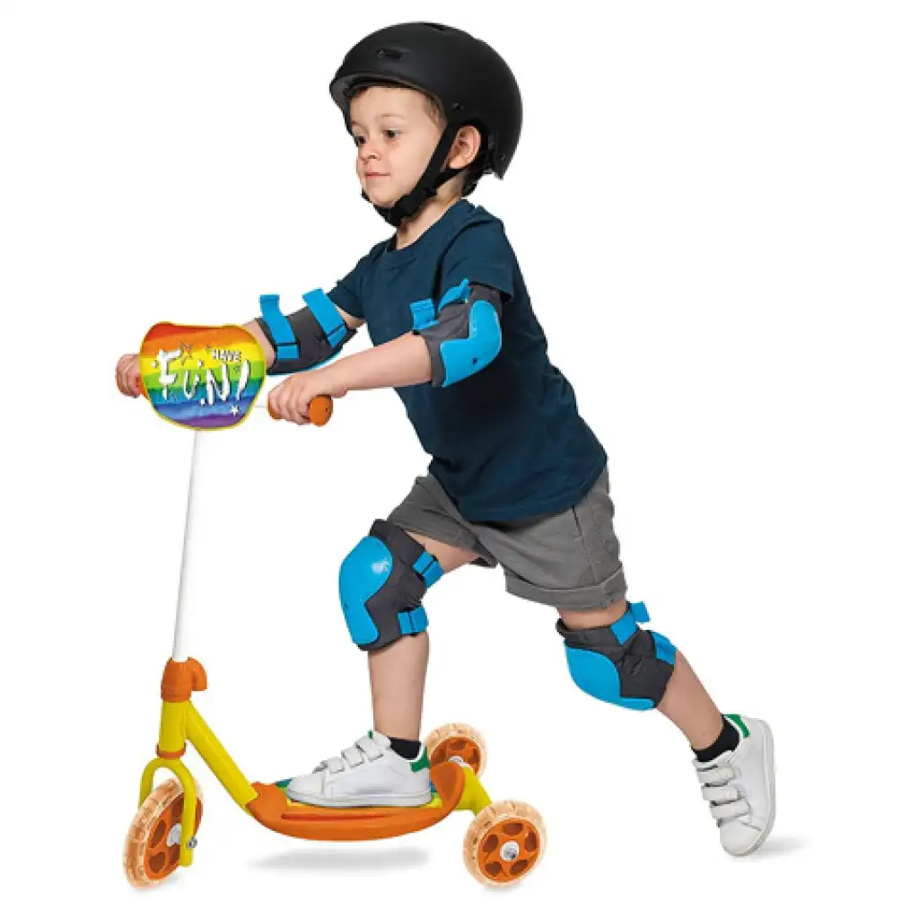 imagen de Patinete de tres ruedas con diseño de arcoíris - Mondo Toys 2