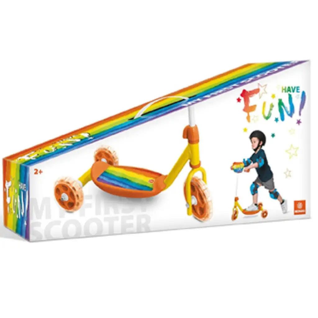 imagen de Patinete de tres ruedas con diseño de arcoíris - Mondo Toys 3