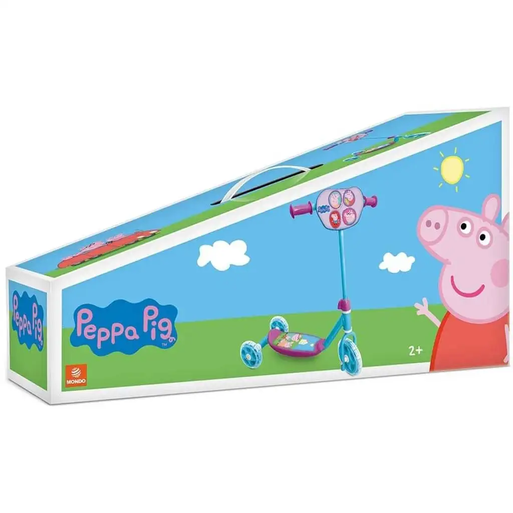 imagen de Patinete de tres ruedas de Peppa Pig - Mondo Toys 2