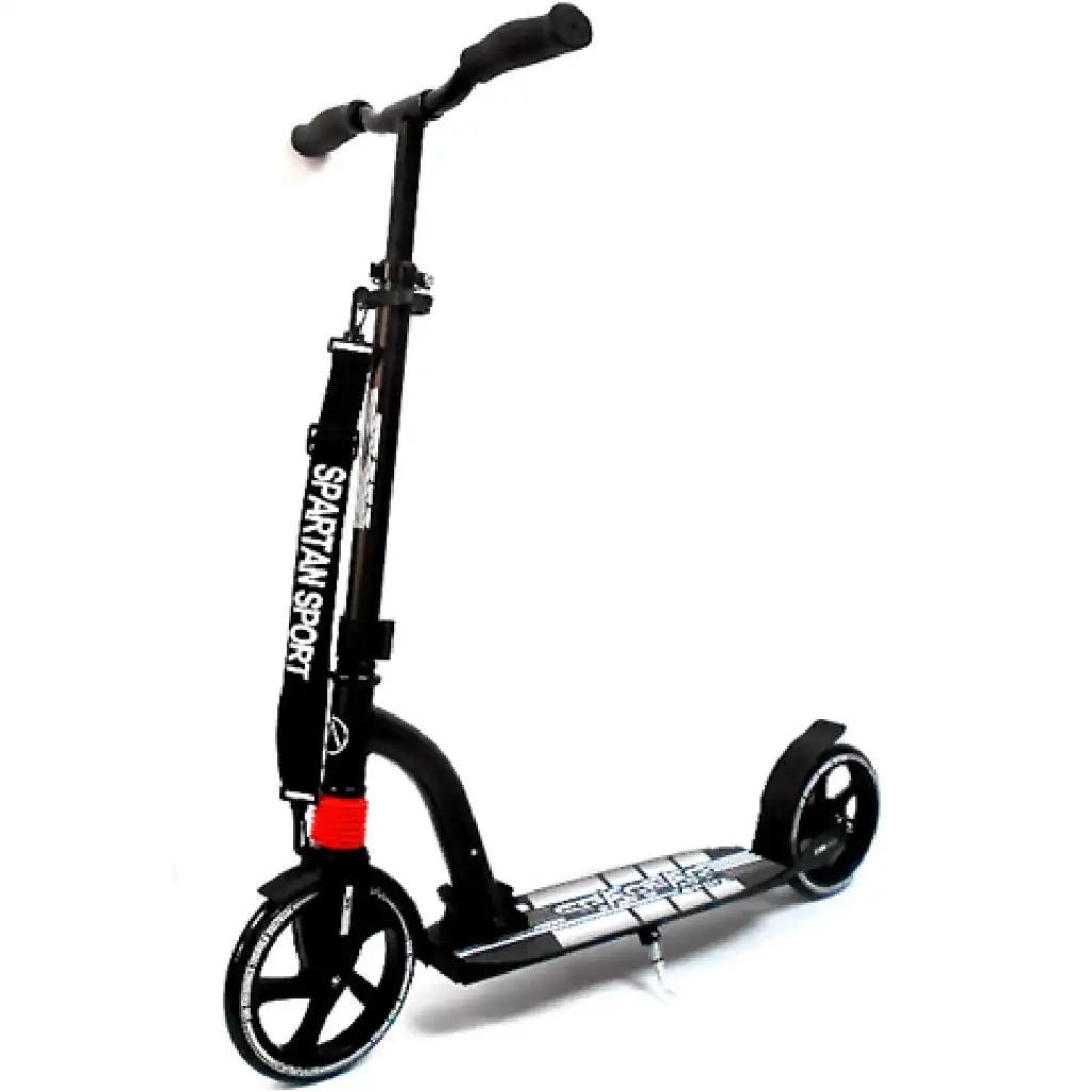 imagen de Patinete Jumbo III de doble suspensión en color negro - Spartan 1