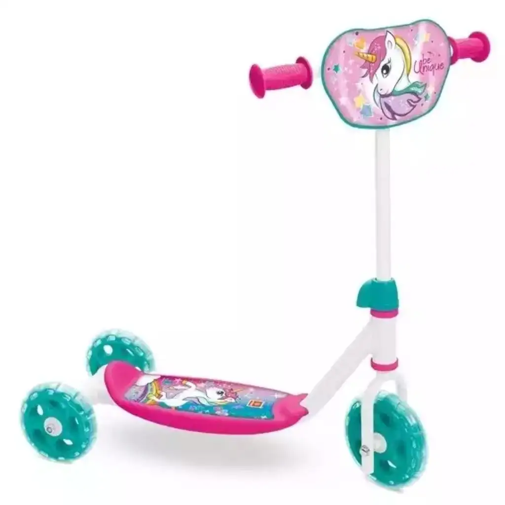 imagen de Patinete pequeño de tres ruedas de unicornio - Mondo Toys 1