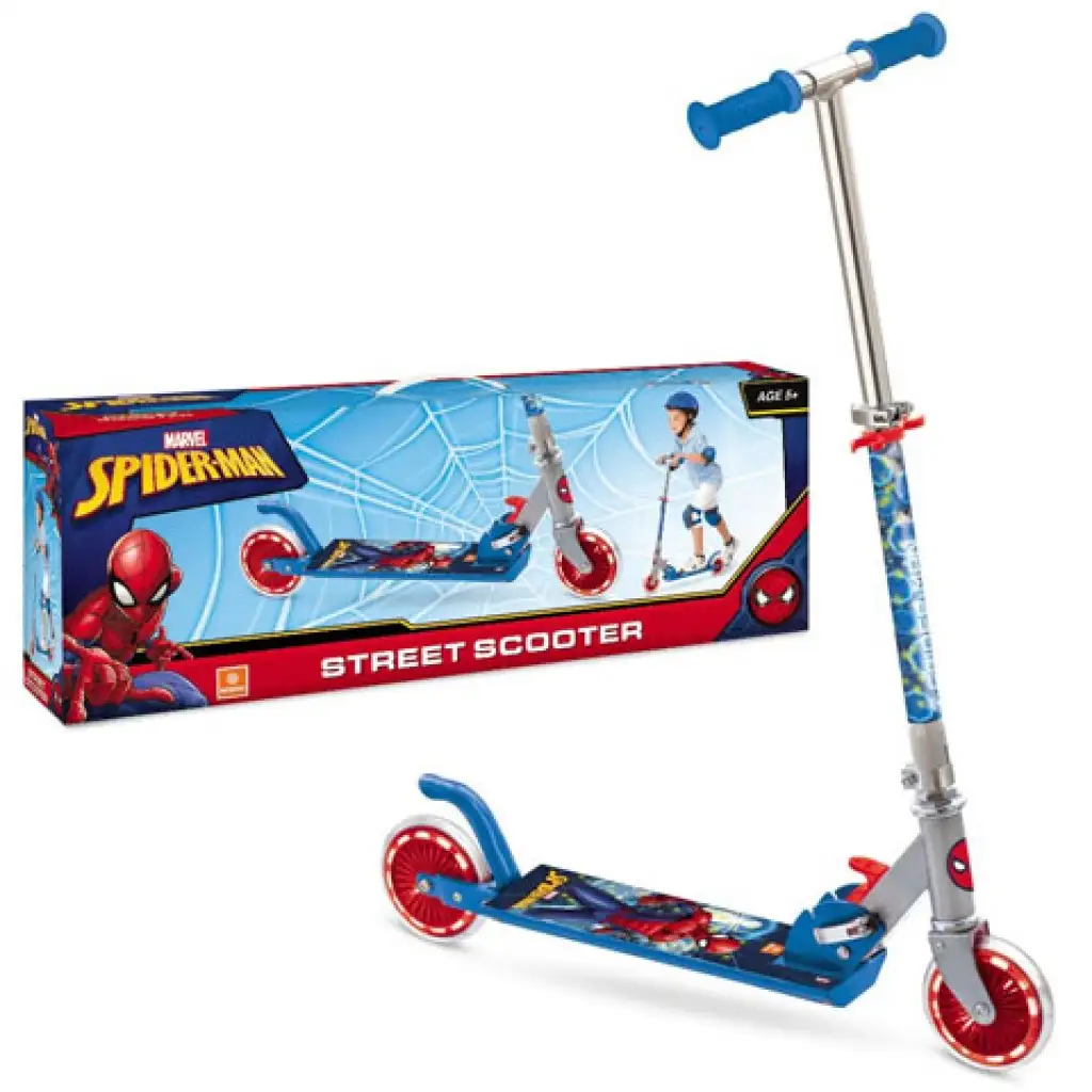 imagen de Patinete plegable Marvel Spiderman - Mondo Toys 1