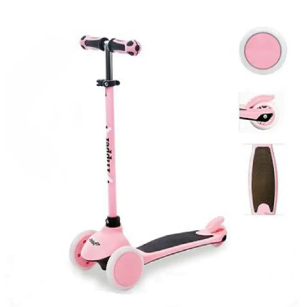 imagen de Patinete rosa On and Go de tres ruedas - Mondo Toys 3