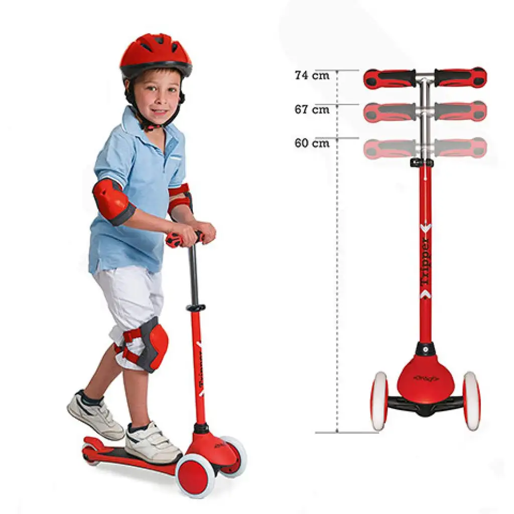 imagen de Patinete triciclo rojo On and Go - Mondo Toys 3