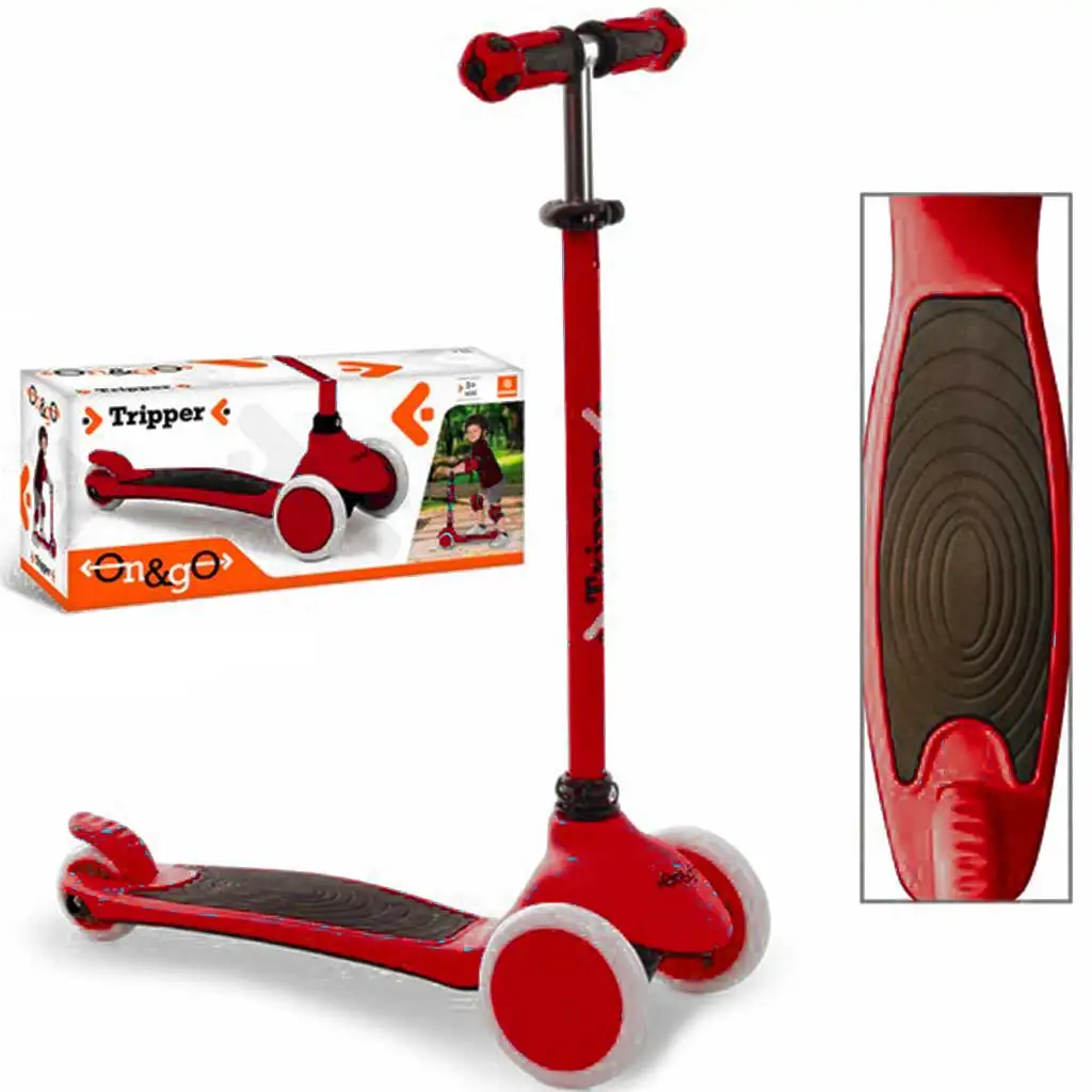 imagen de Patinete triciclo rojo On and Go - Mondo Toys 1