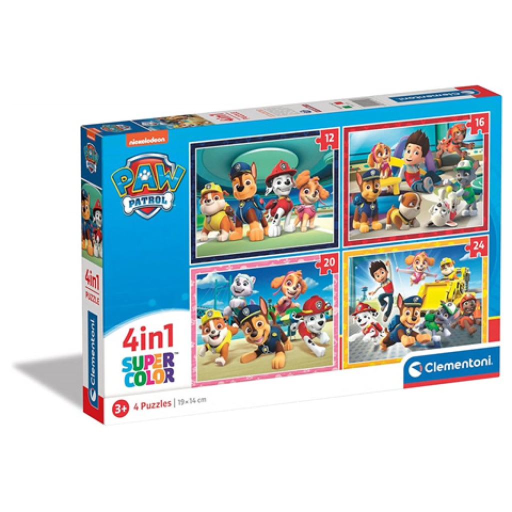 imagen de Paw Patrol 4 en 1 puzzle - Clementoni 1