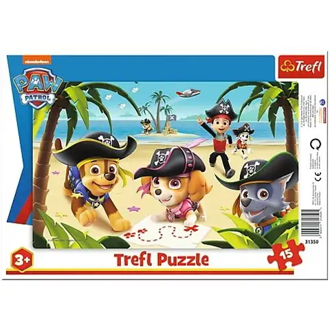 imagen de Paw Patrol: Amigos rompecabezas de marco de 15 piezas - Trefl 1