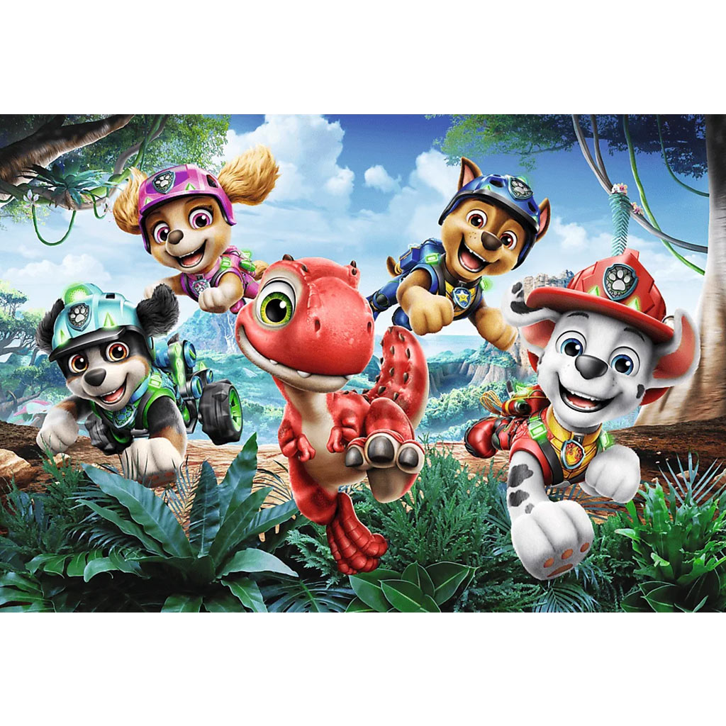 imagen de Paw Patrol Aventura de Rescate de Dinosaurios Puzzle de 60 Piezas - Trefl 2