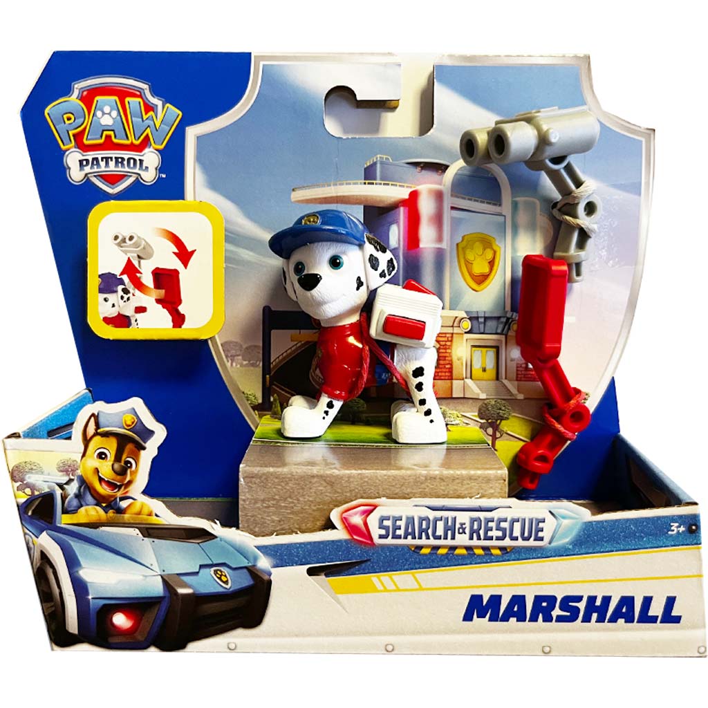 imagen de Paw Patrol: Búsqueda y Rescate Marshall perrito con accesorios - Spin Master 1