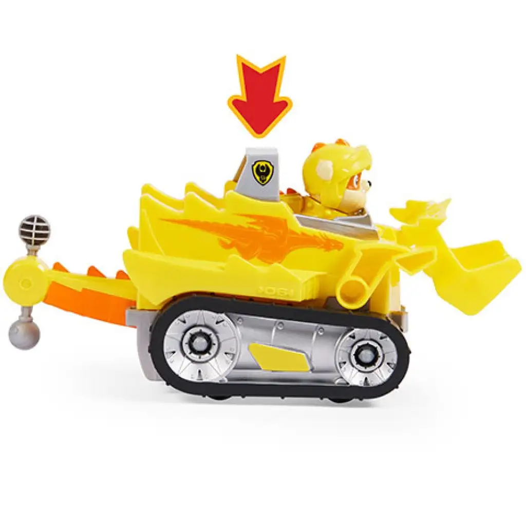 imagen de Paw Patrol Caballeros: Vehículo deluxe de Rubble - Spin Master 3