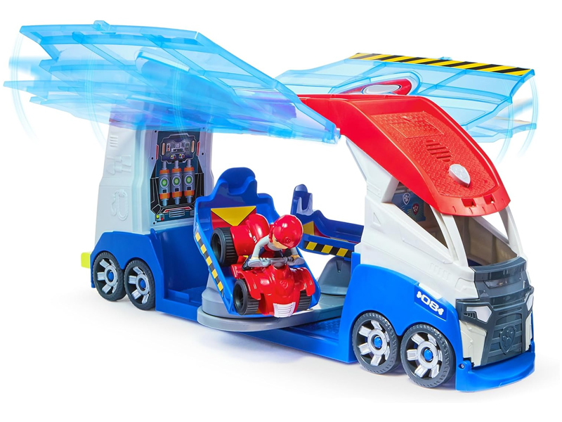 imagen de Paw Patrol: Camión de transporte de equipo de misión con sonido, figura de Ryder y su vehículo - Spin Master 3