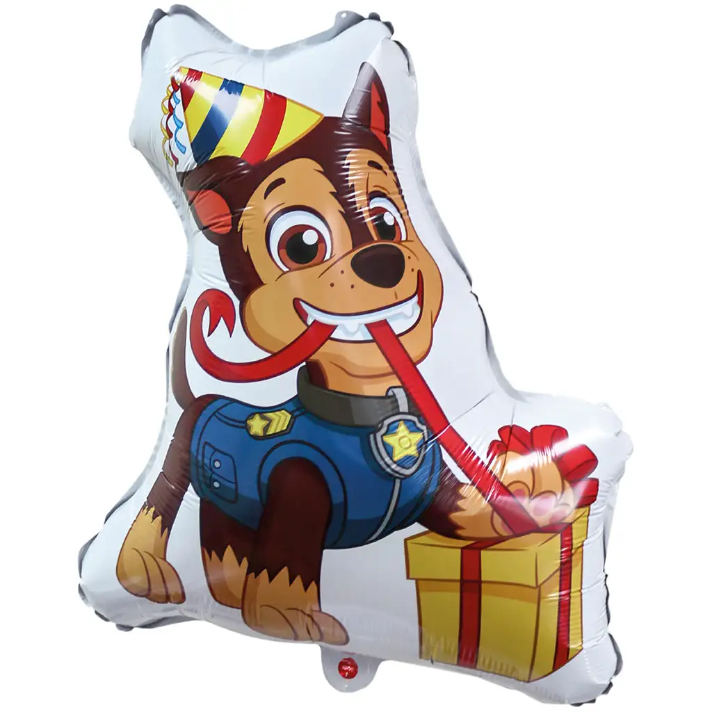 imagen de Paw Patrol: Chase con regalo globo de foil de cumpleaños 60cm 1