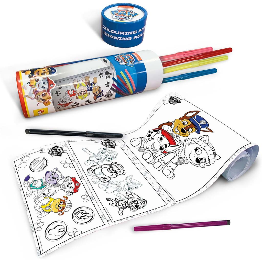 imagen de Paw Patrol cilindro para colorear varios 1ud - Lisciani 2