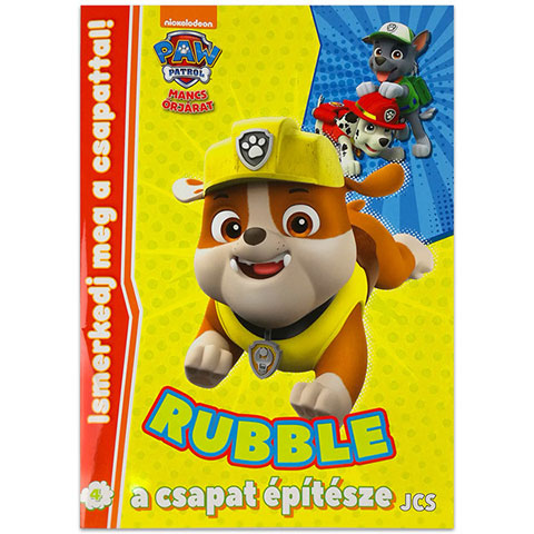 imagen de Paw Patrol: ¡Conoce al equipo! 4. - Rubble, el arquitecto del equipo cuaderno de actividades 1