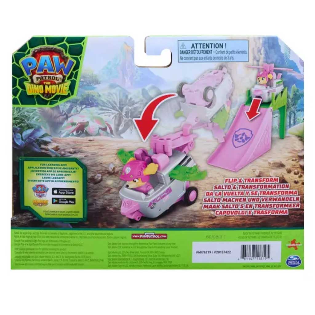 imagen de Paw Patrol Dino Movie - Vehículos acróbatas voladores de Skye - Spin Master 2