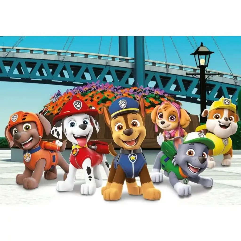 imagen de Paw Patrol en misión 104 piezas maxi supercolor puzzle - Clementoni 2