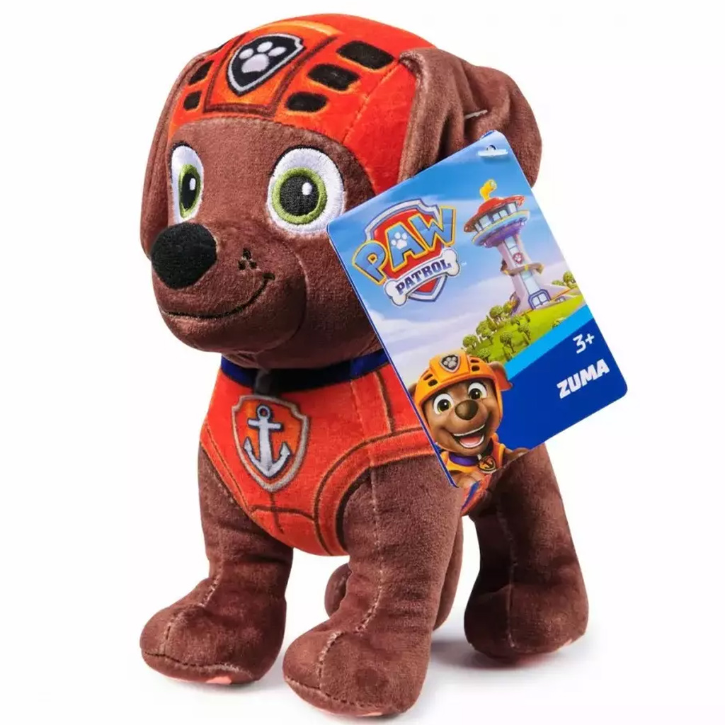 imagen de Paw Patrol: Figura de peluche de Zuma 17cm - Spin Master 1