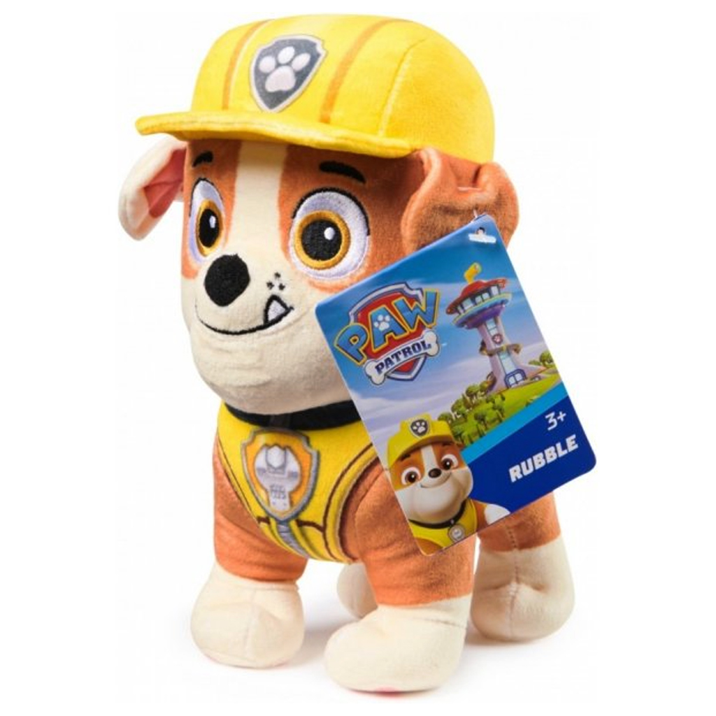 imagen de Paw Patrol: Figura de peluche Rubble 17cm - Spin Master 1